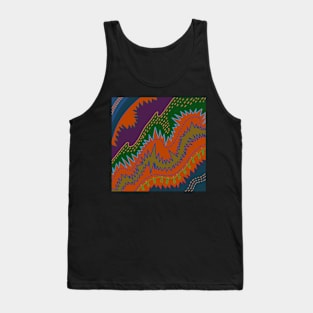 Abstract Mountains Tank Top